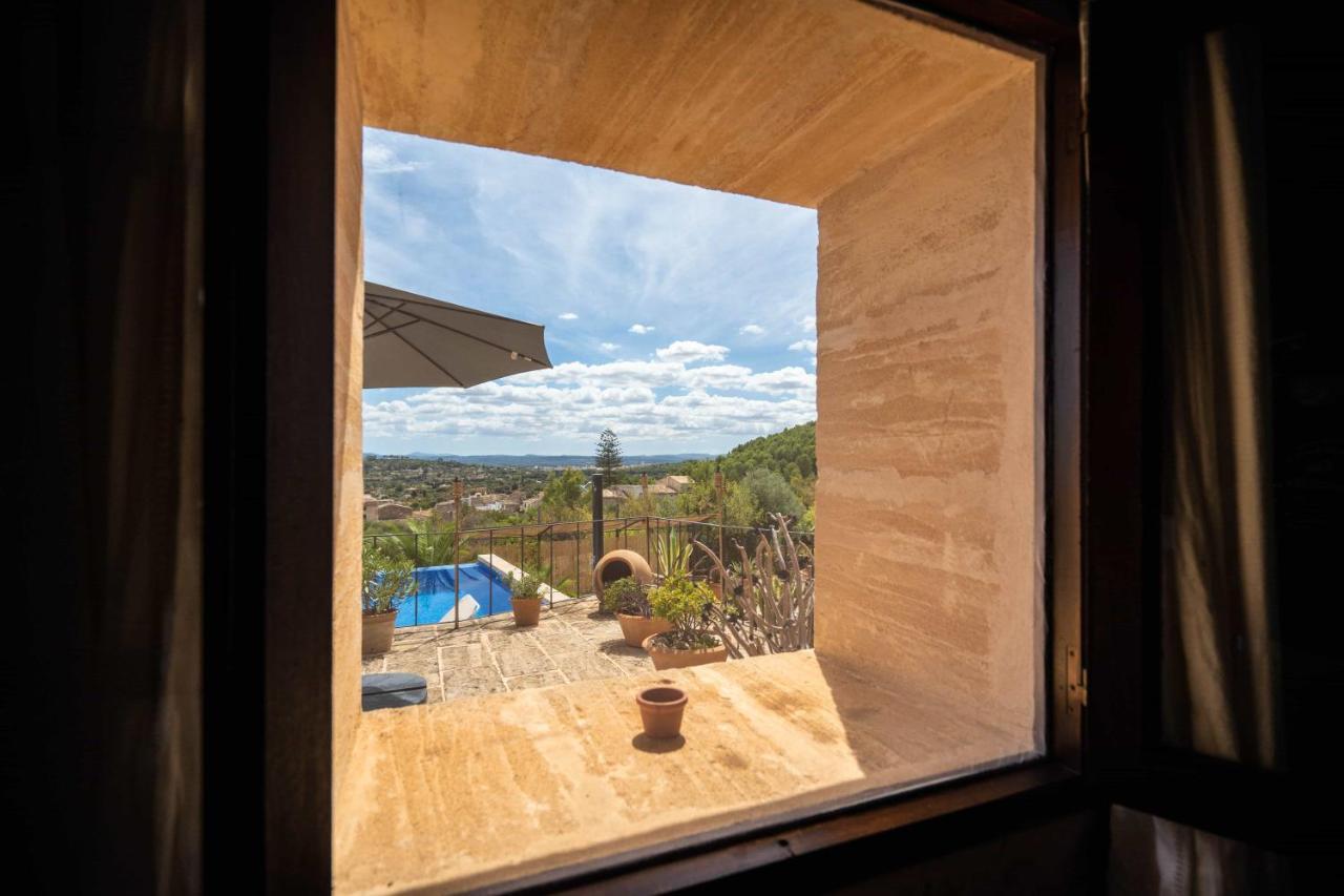 Can Pulit - Finca Romantica Para 2 Con Piscina Y Vistas En Selva  Eksteriør billede